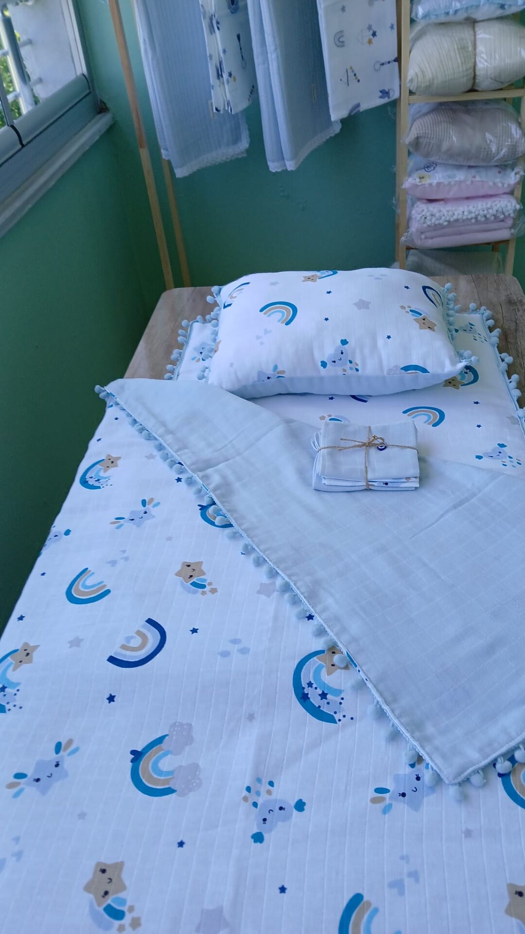 BEBEK MÜSLİN UYKU SETİ